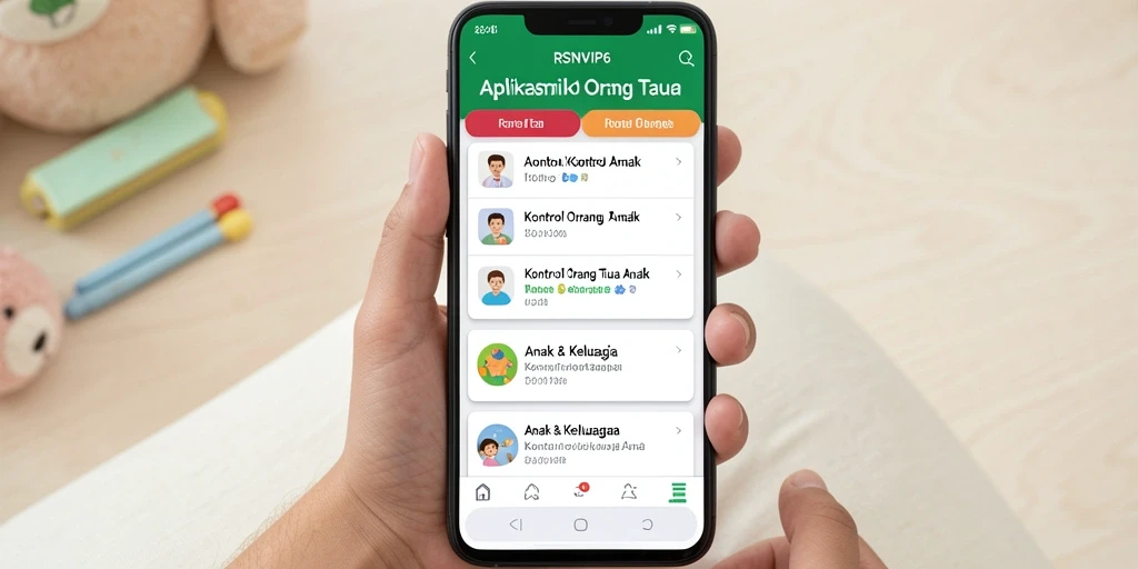Tampilan antarmuka aplikasi RSNVIP6 yang intuitif dan mudah digunakan.